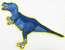 迫力のティラノザウルス