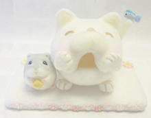 ハムスター用　にゃんこハウス