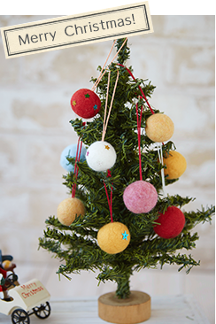 ふってふってを使用したクリスマスツリー