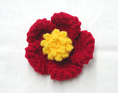 ハマナカボニーで編む 四季の花のエコタワシ 手編みと手芸の情報サイト あむゆーず