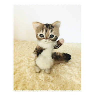 羊毛フェルト 猫 ハンドメイド ☆Disney☆ 羊毛フェルト 猫 ハンドメイド ☆Disney☆様専用